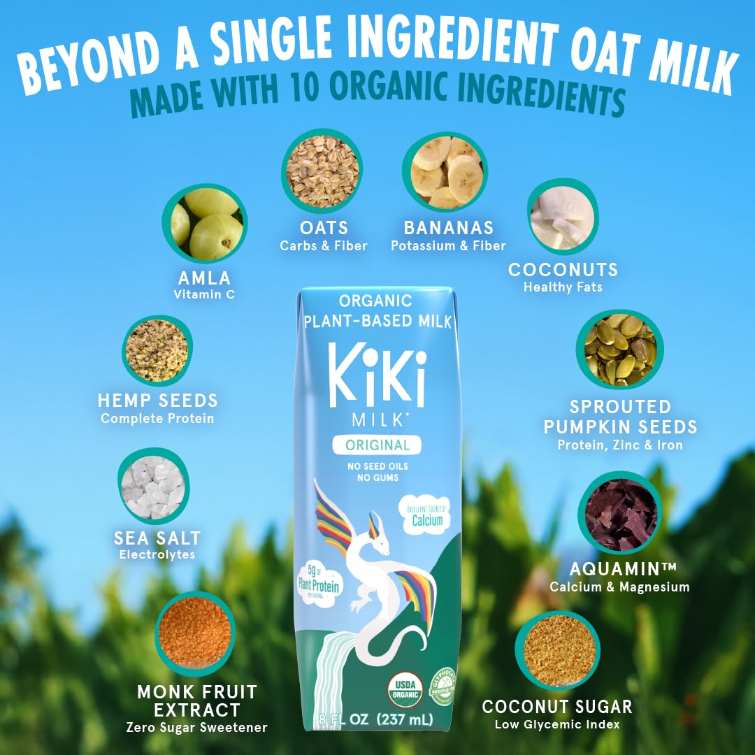 Amazon.com: Original Kiki Milk, Organic, Plant Based, Gum Free